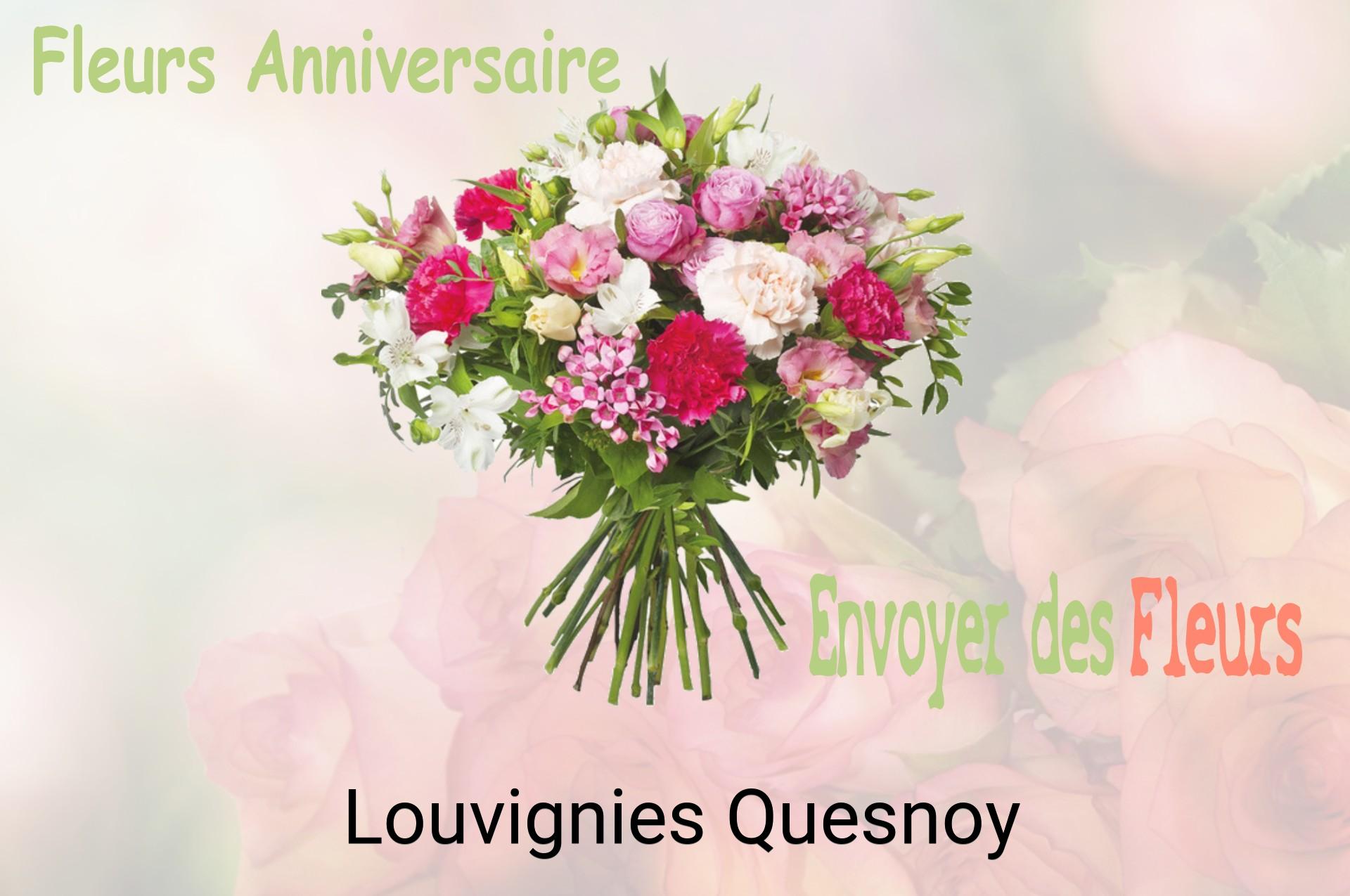 Bouquet de fleurs d’anniversaire livré à Louvignies-Quesnoy