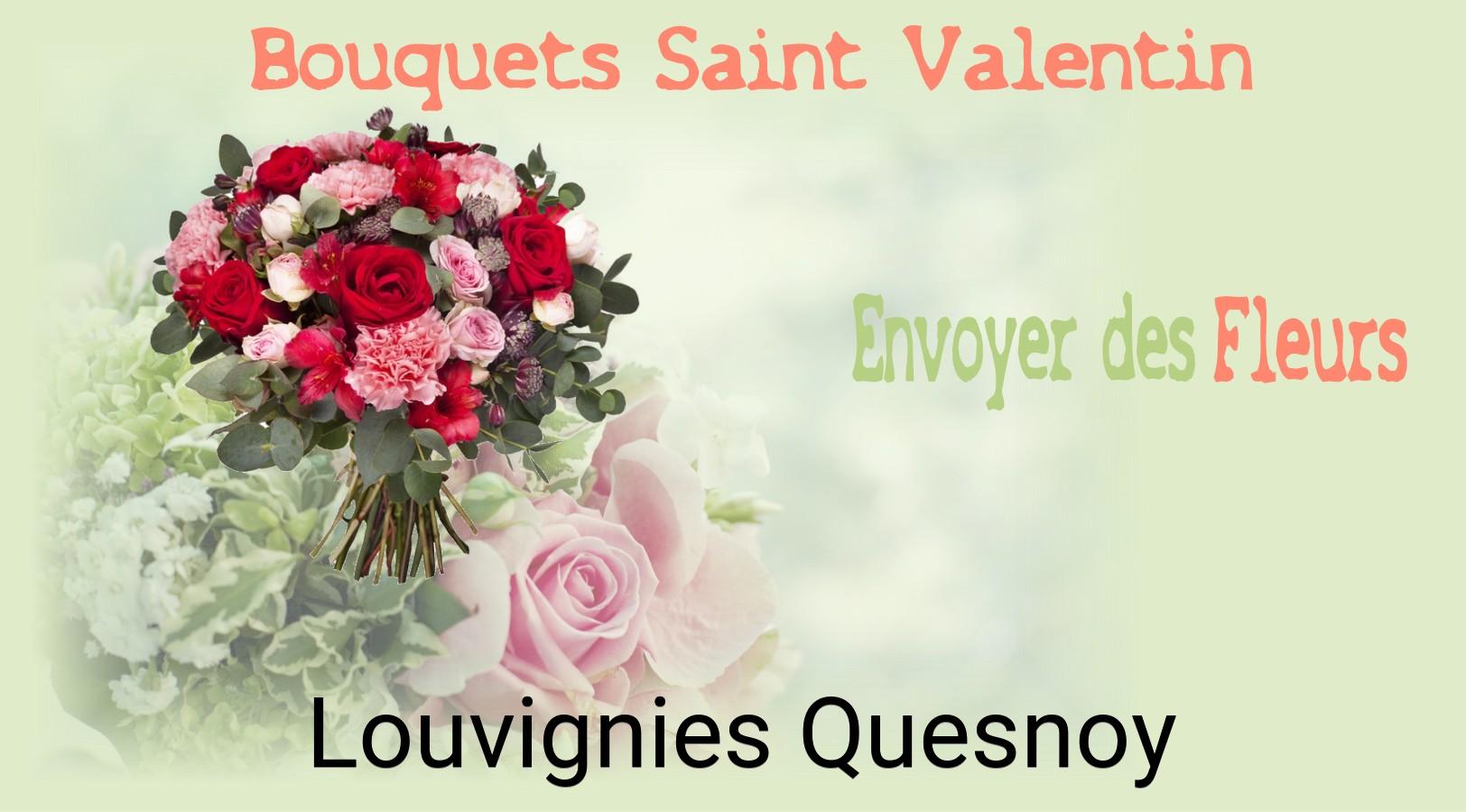 Roses de Saint-Valentin livrées à Louvignies-Quesnoy
